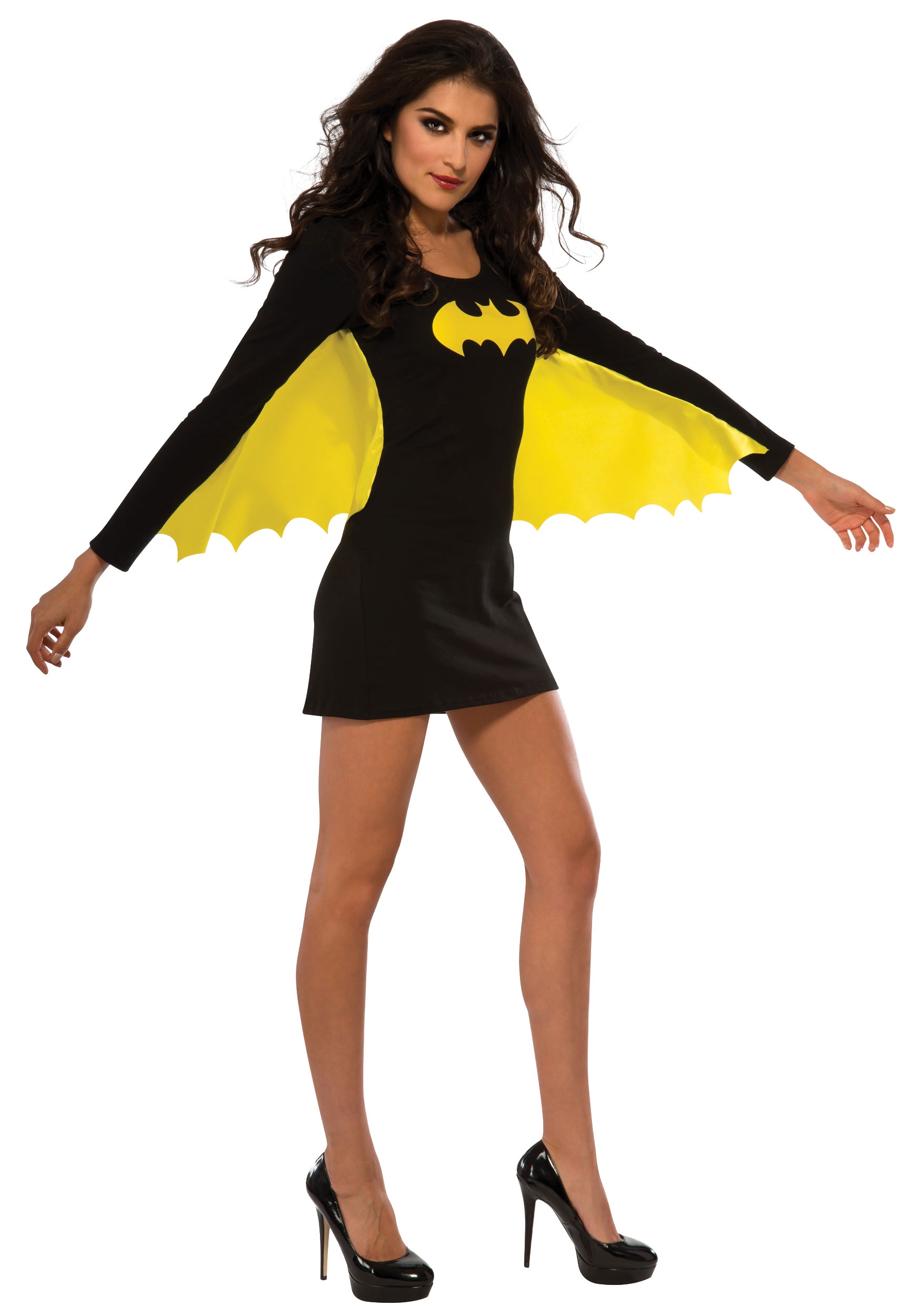 Disfraz de vestido de ala de batgirl femenino Multicolor – Yaxa Store