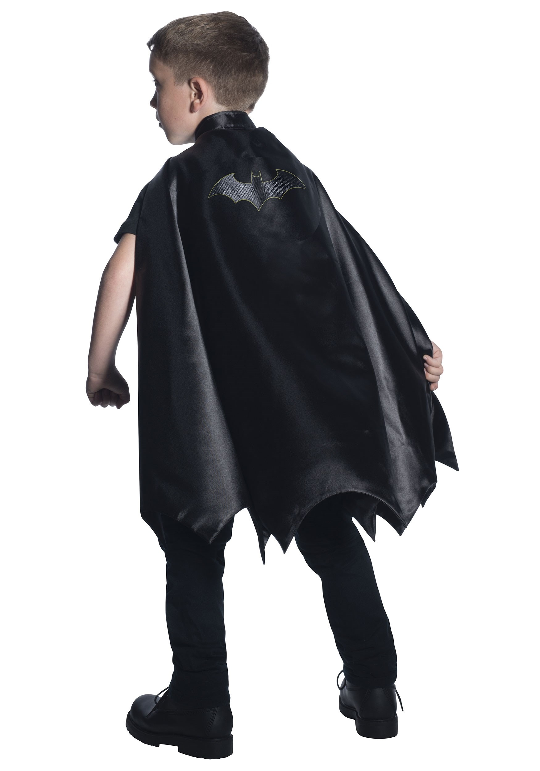 Photos - Fancy Dress Rubies Costume Co. Inc Deluxe Child Batman Cape | Batman Costumes Black 