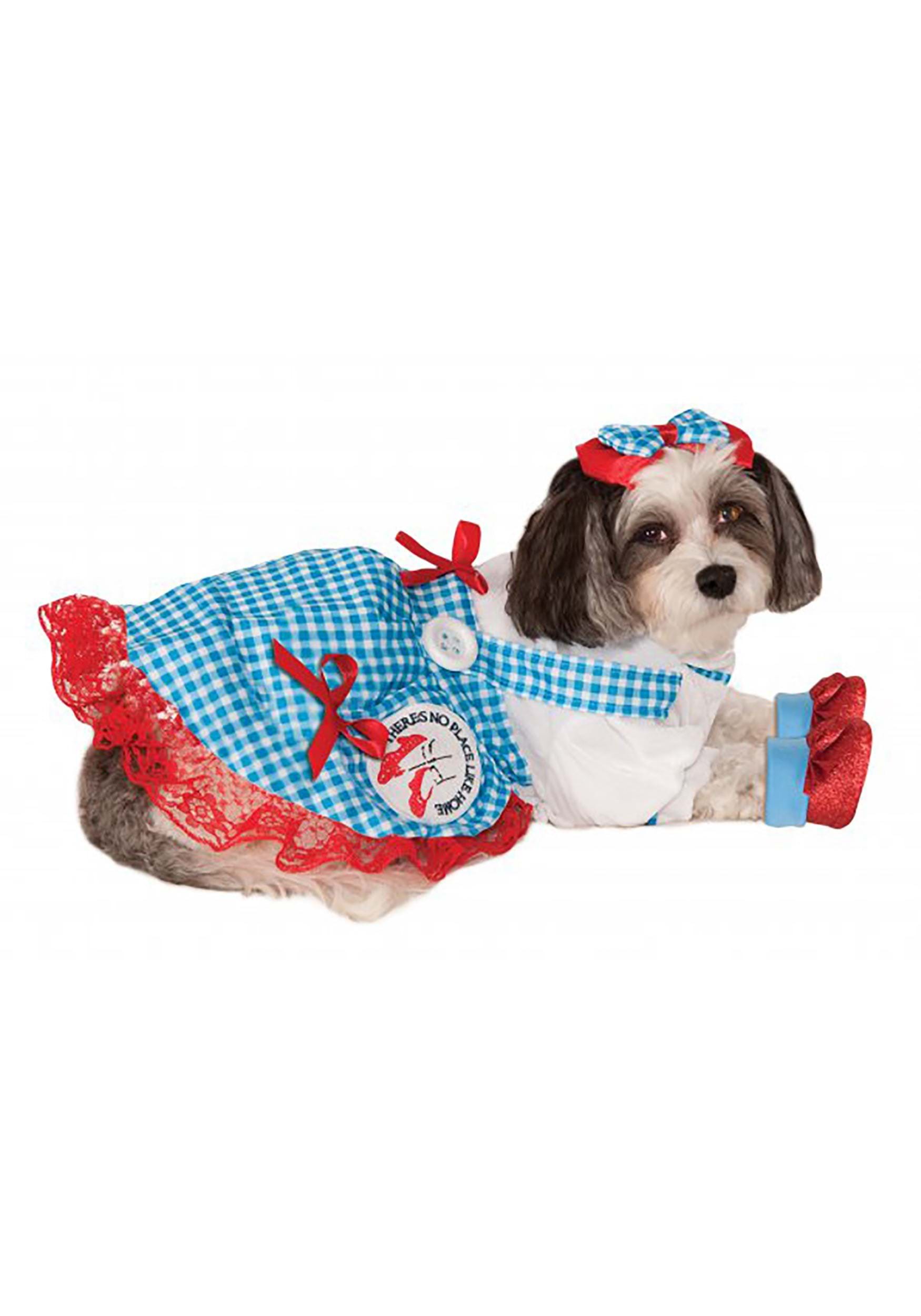 Photos - Fancy Dress Rubies Costume Co. Inc Pet Dorothy Dog Costume Blue/Red/White 