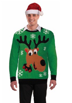 Adult Funny REINDEER ANTLER HEADBAND Ugly Christmas Sweater Moose Costume-PICK 