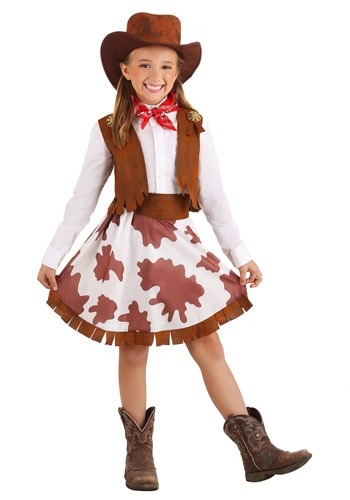 Girls Sweetheart Cowgirl Costume new main