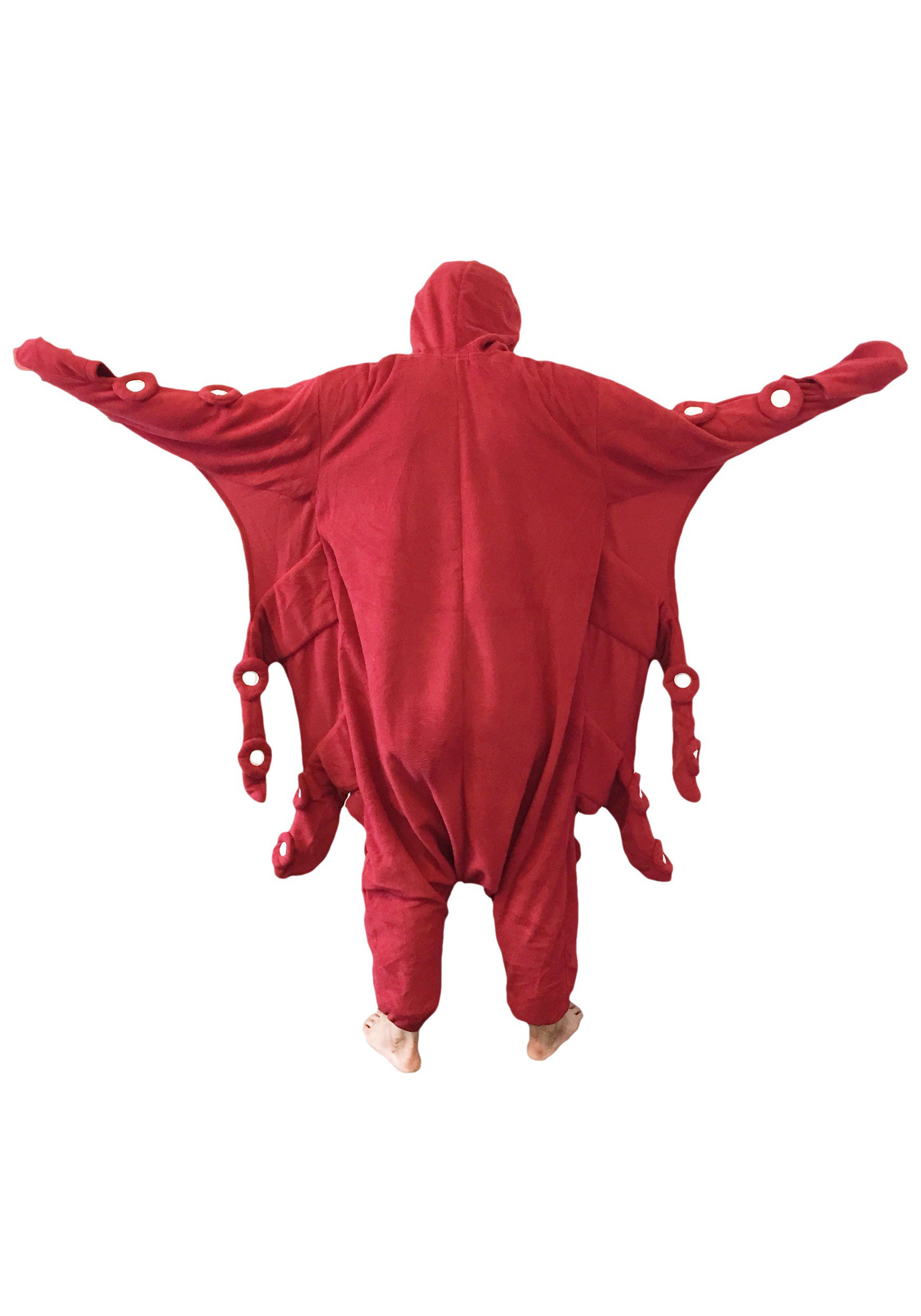 Disfraz de Pulpo rojo para adultos