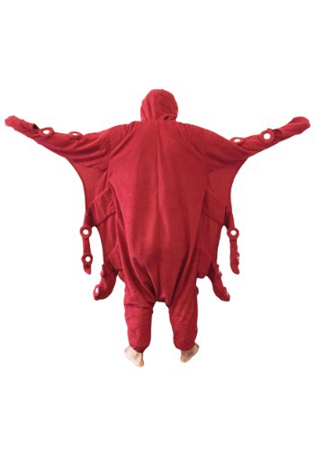Adult Red Octopus Kigurumi Pajama Costume