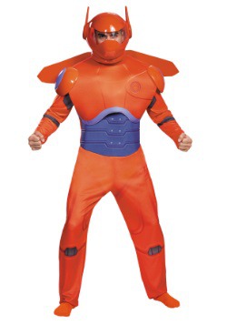 Adult Plus Size Red Baymax Deluxe Costume