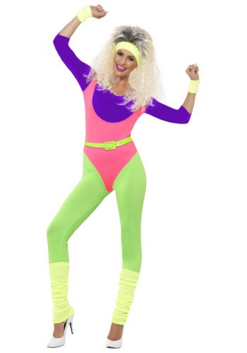 Women's 80's Workout Costume