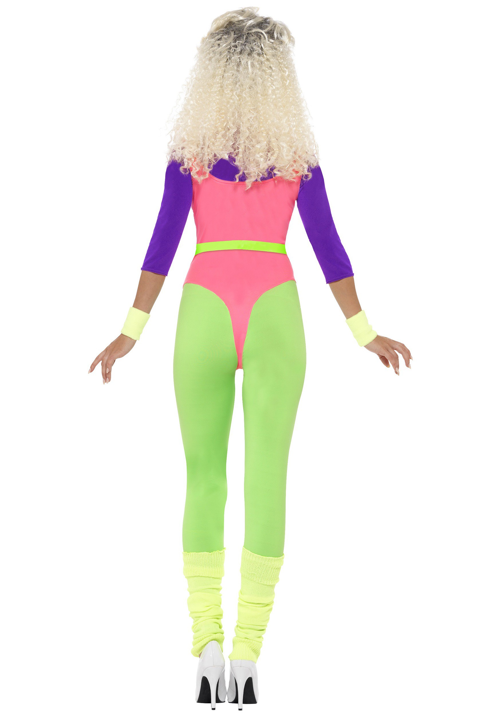 Neon 80s workout clothes