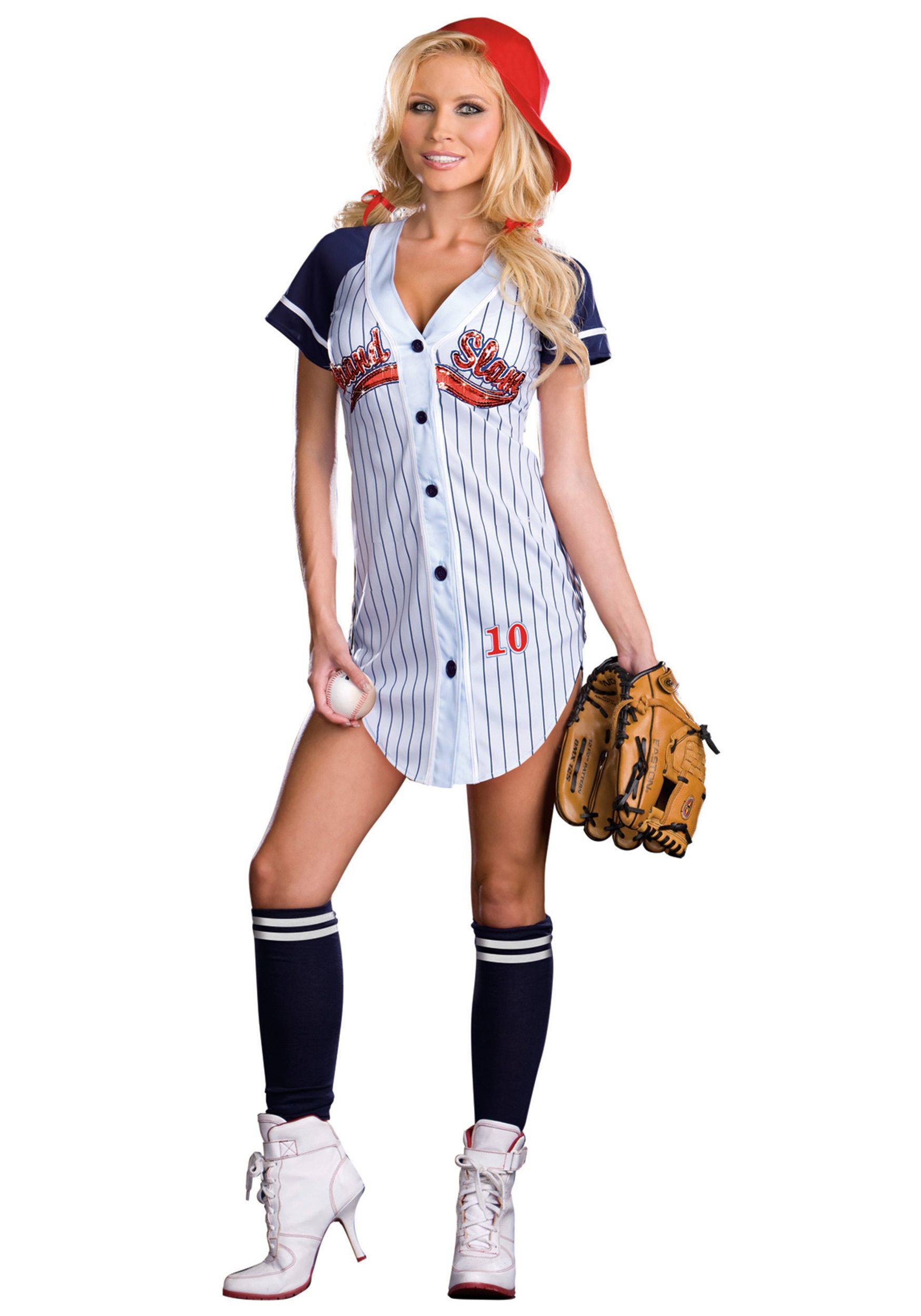 women's baseball fancy dress