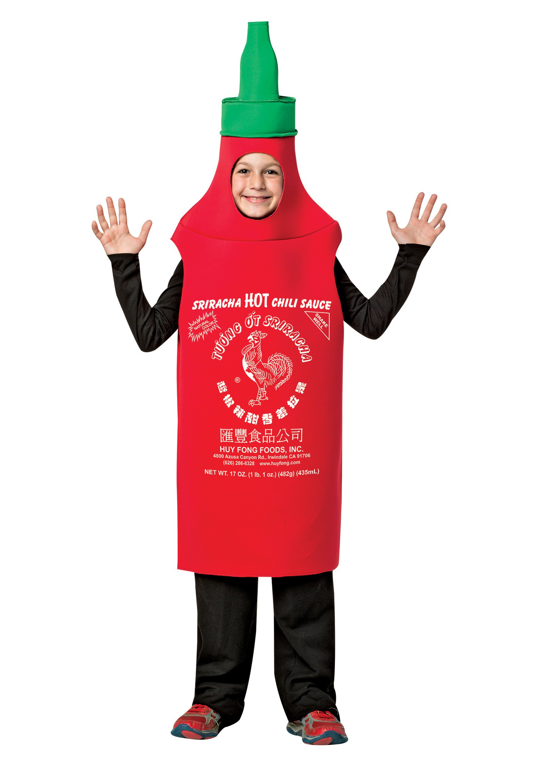 Disfraz de Sriracha para niños Multicolor Colombia