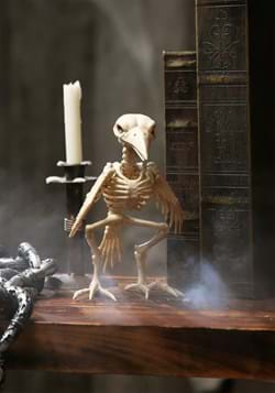 8" Skeleton Raven Decoration Prop