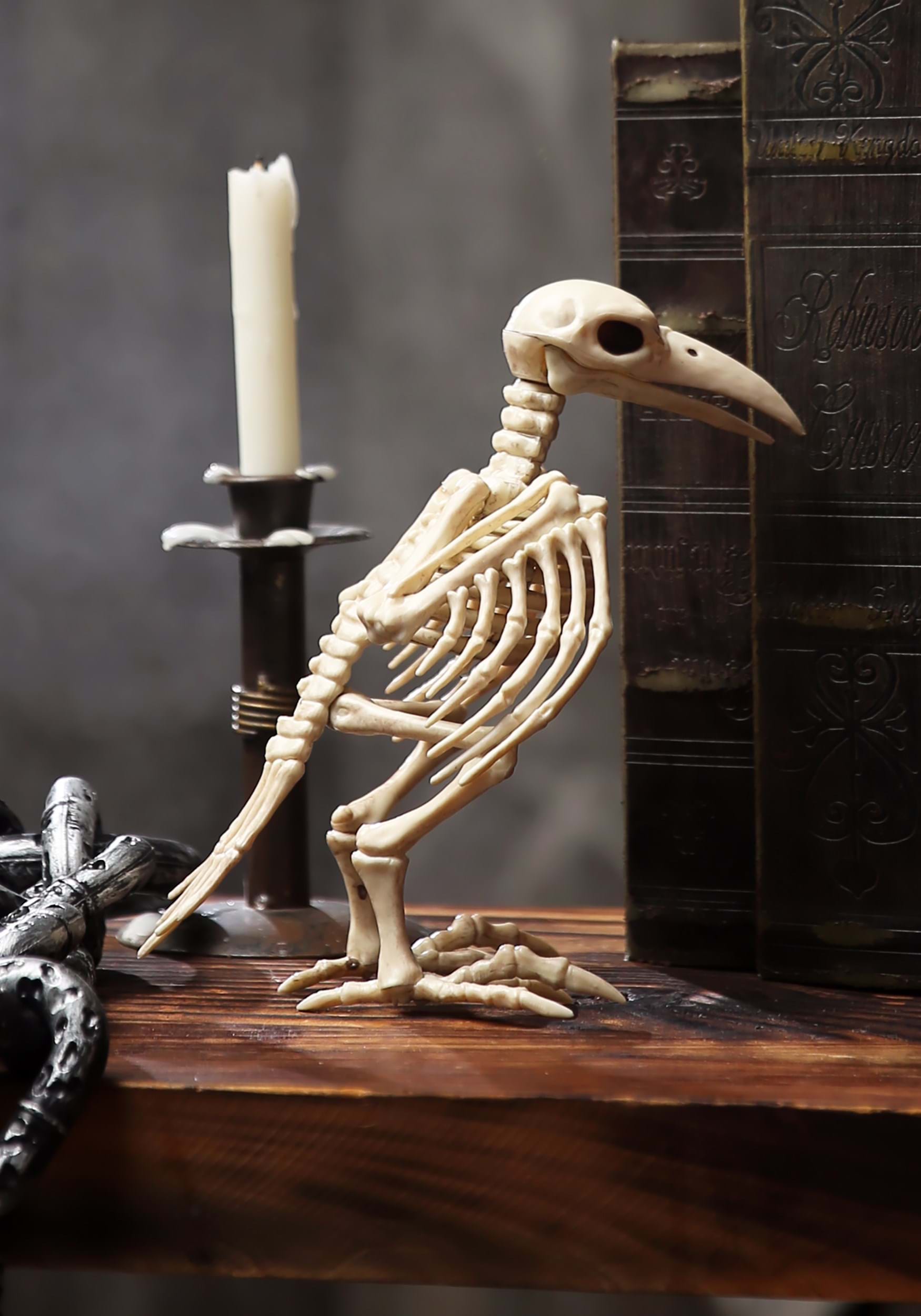 Morris Costumes Plastic Raven Skeletons Small Decorations & Props SE18119 
