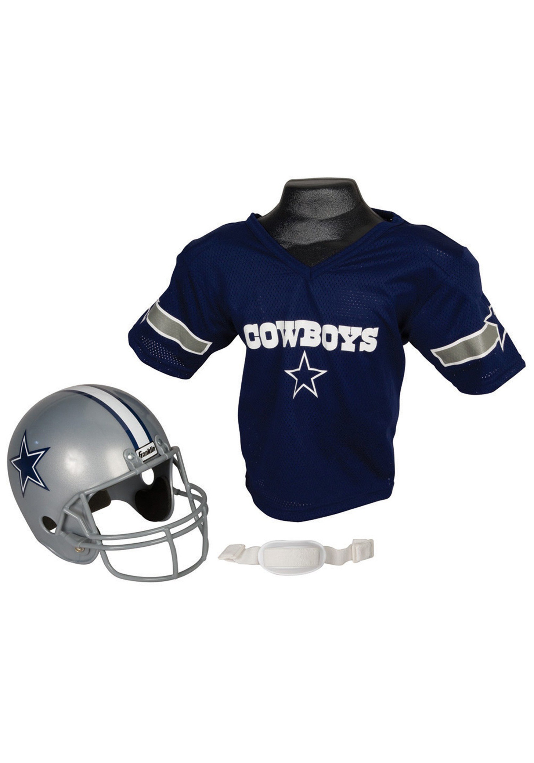 Child NFL Dallas Cowboys Helmet and Jersey Costume Set