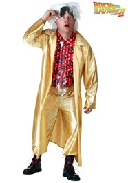Plus Size Back To The Future II Doc Brown Costume 2X