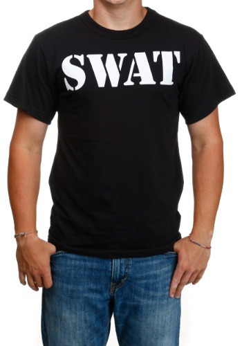 Adult Black SWAT T-Shirt