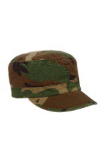 Women's Woodland Camouflage Fatigue Hat