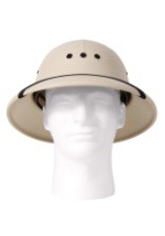 Adult Deluxe Khaki Pith Costume Hat | Safari Accessories