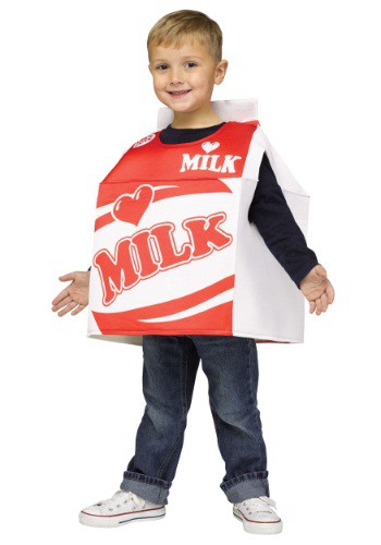 Child Cookies and Milk Costume | Kid's Food Costumes