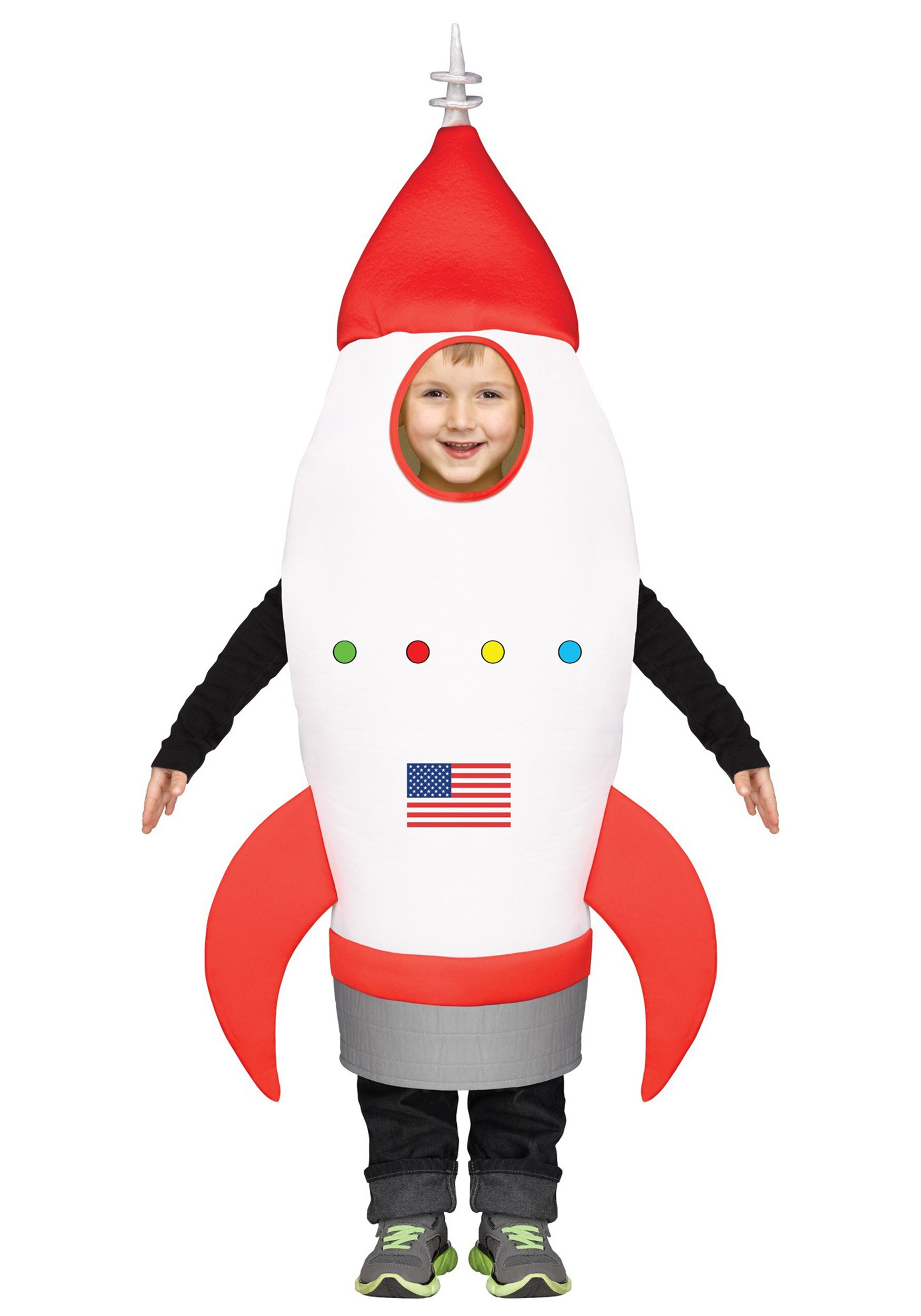 Disfraz de niño de rocket buque Multicolor