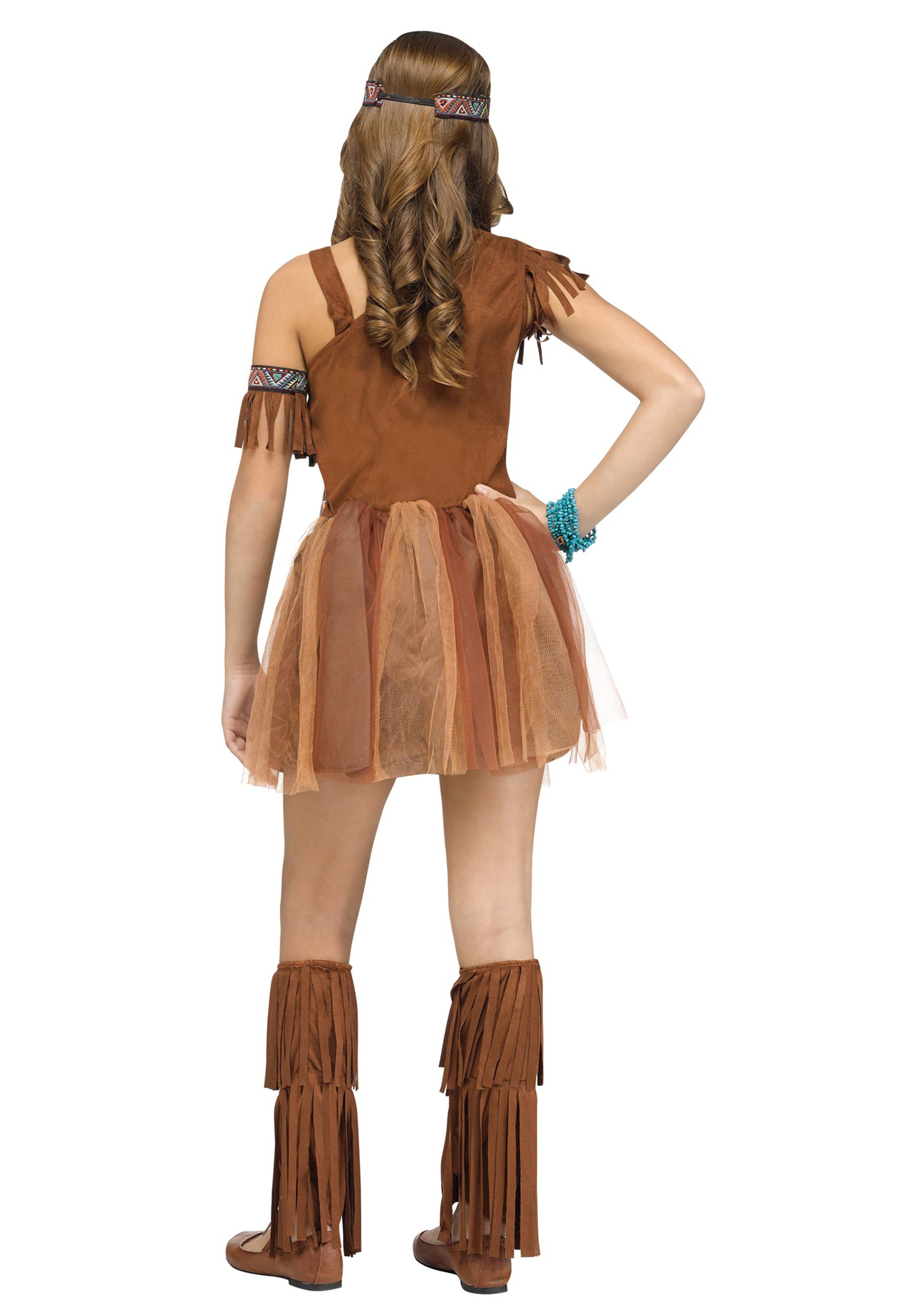 Classic Native American Costume For Girls
