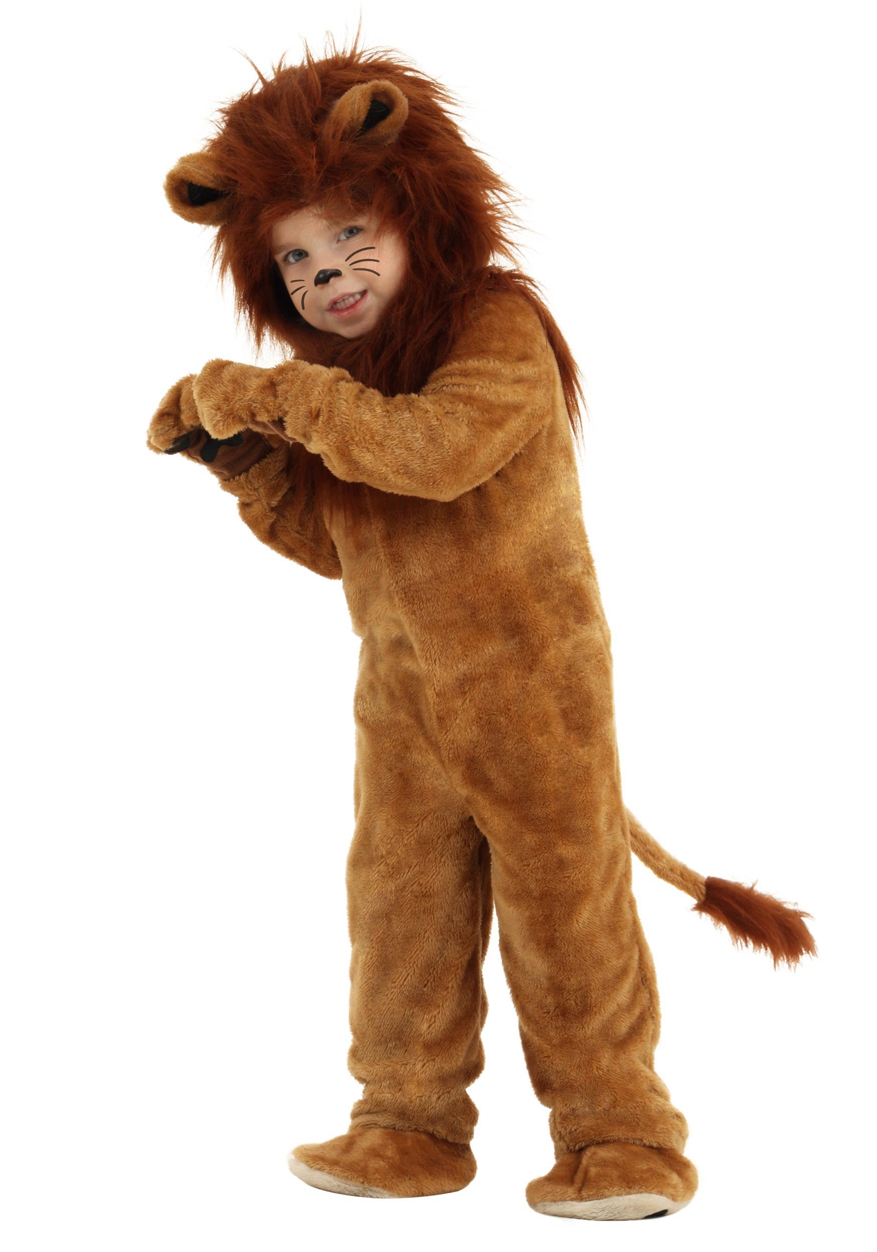 Photos - Fancy Dress Deluxe FUN Costumes  Lion Toddler Costume | Exclusive | Made By Us Yellow 