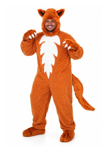 Adult Plus Size Fox Costume | Adult Animal Costume