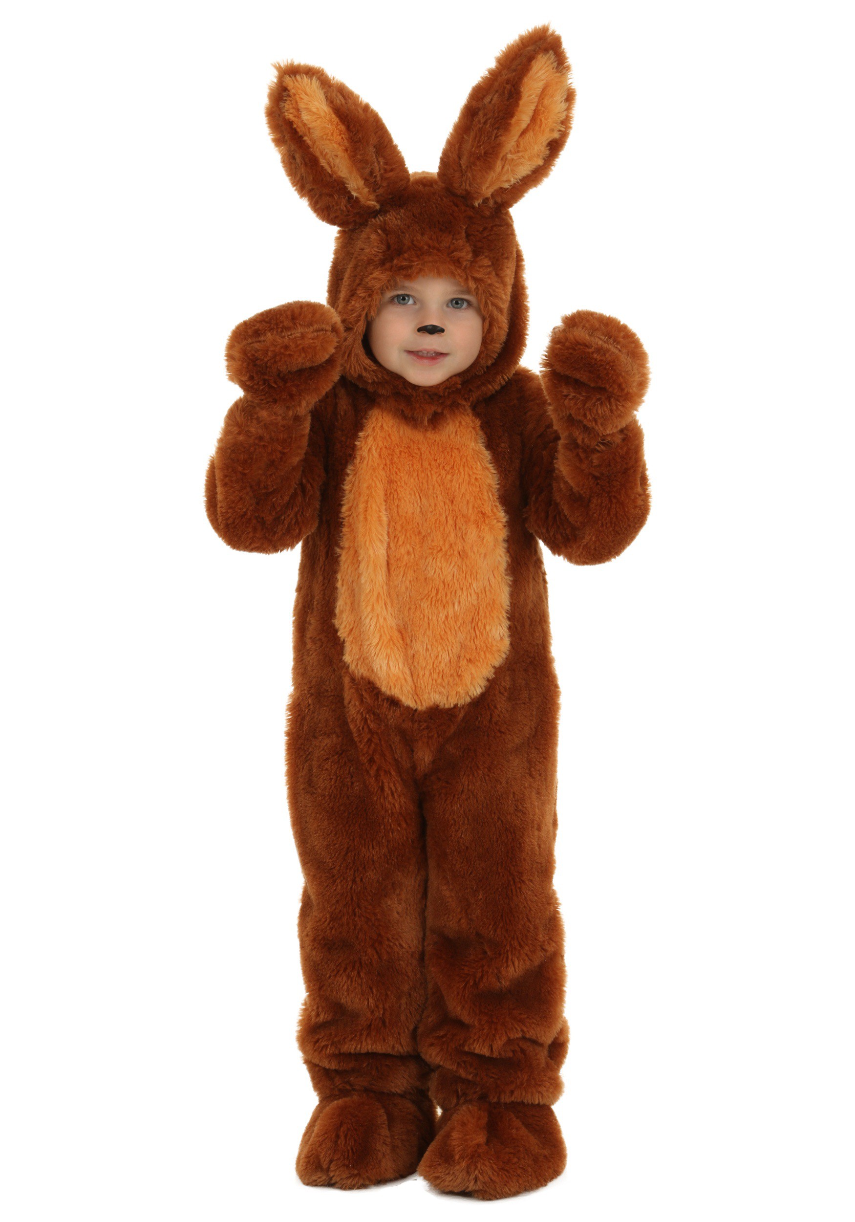 Childs Enfants Plush Fluffy Bunny Fancy Dress Costume Outfit 1-5 Ans