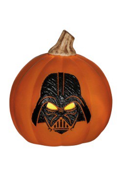Star Wars Darth Vader Light-Up Orange Pumpkin