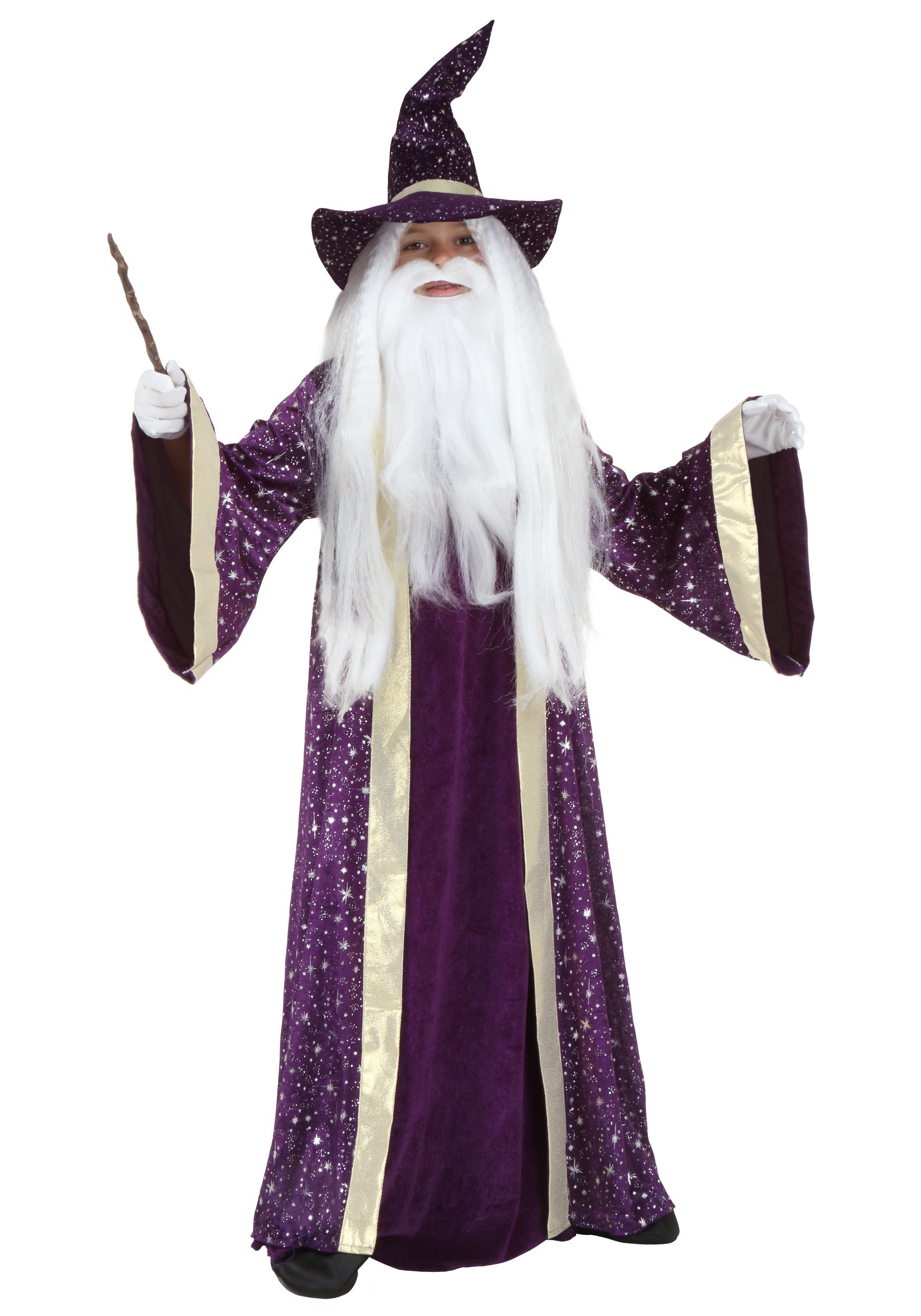 Boys Wizard Boy Evil Costume Halloween Kids Evil Magic Robe Cape Fancy Dress Out 