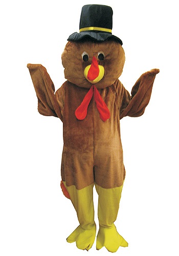 Adult Turkey Time Mascot Costume