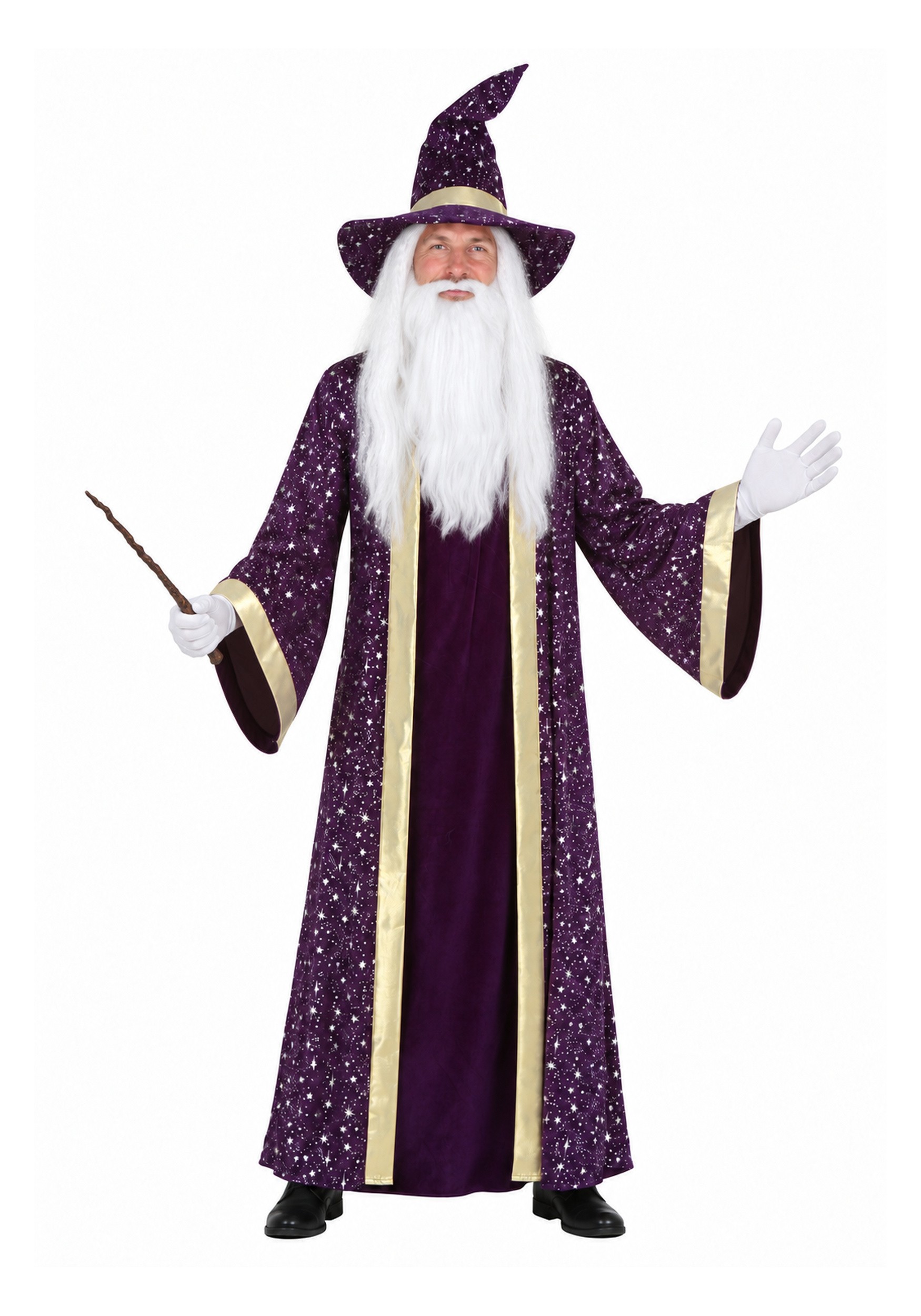 Adult Purple Wizard Costume | Storybook Costumes
