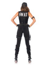Women's Deluxe SWAT Commander Costume Back