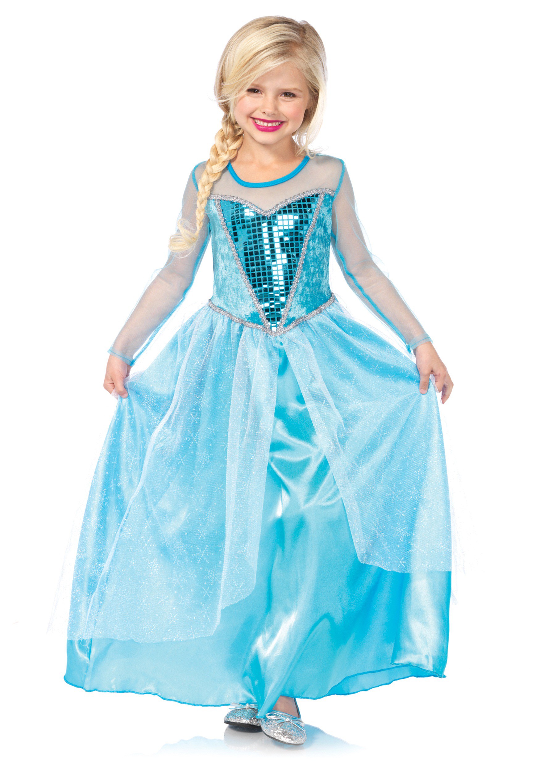 Child Fantasy Snow Queen Costume