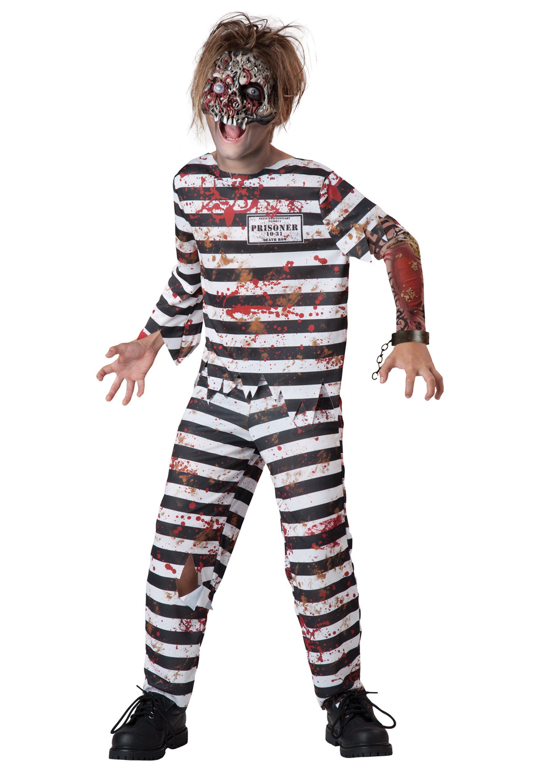 child creepy convict costume