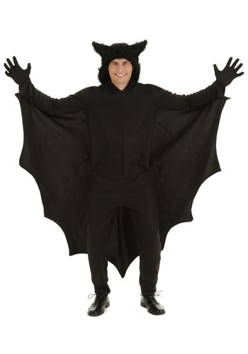 Adult Plus Size Fleece Bat Costume | Animal Costumes