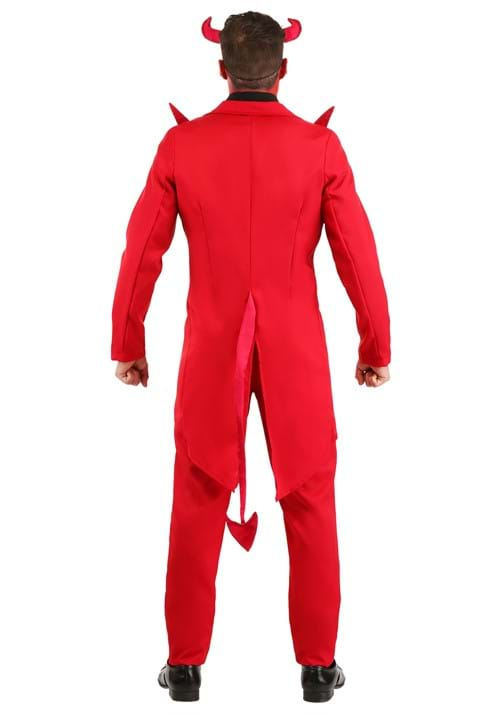 Red Suit Devil Costume for Adults