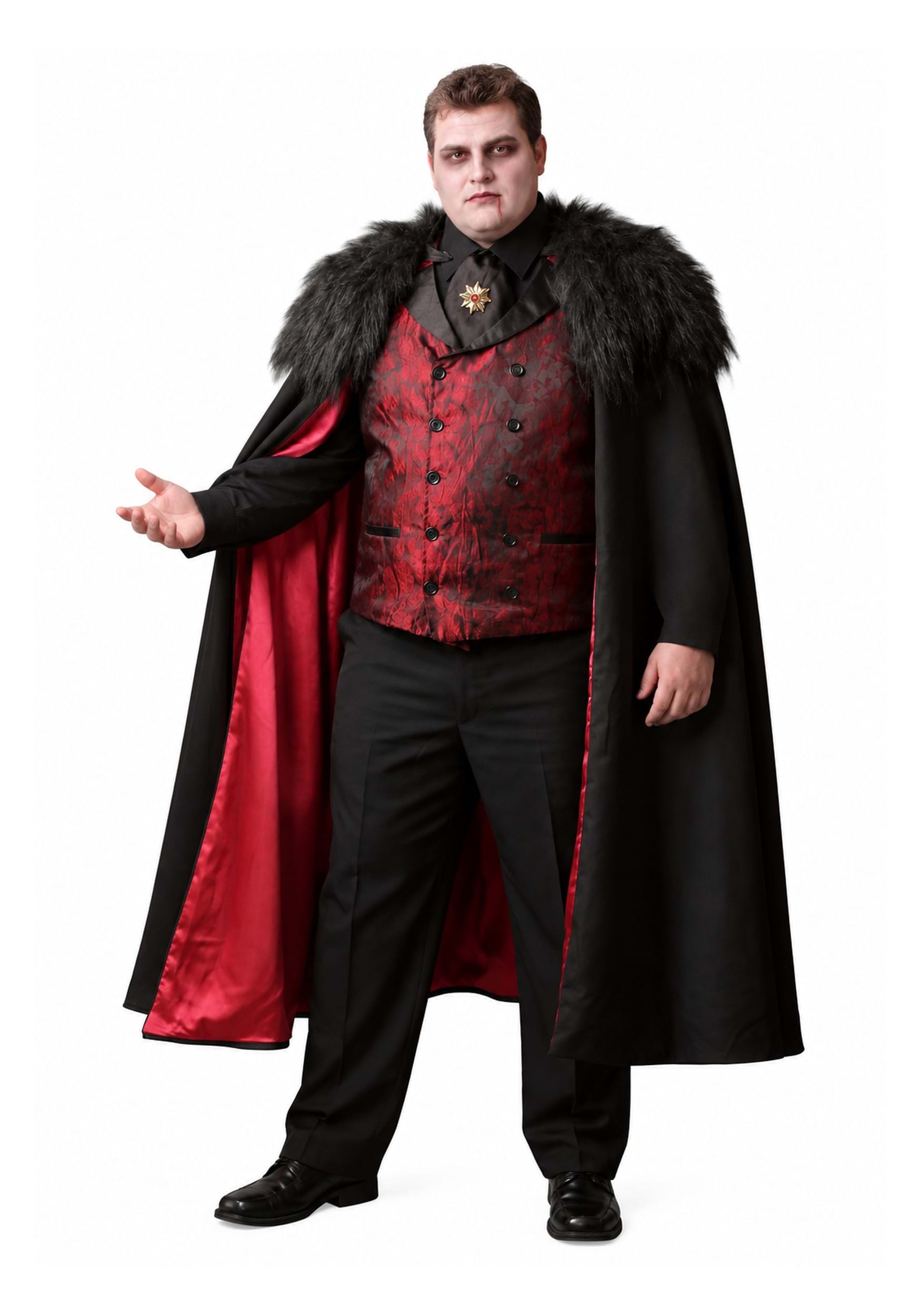Plus Size Deluxe Vampire Men's Costume | Adult Vampire Costumes