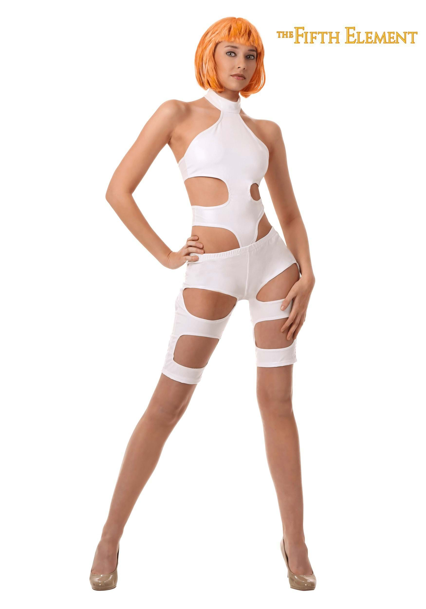 white body suit leeloo fifth element costume