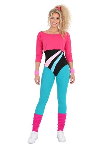 Womens 80s Workout Girl Costume Main 2
