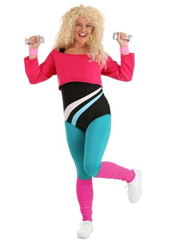 Women's 80's Workout Girl Costume