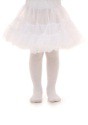 Toddler White Knee Length Crinoline