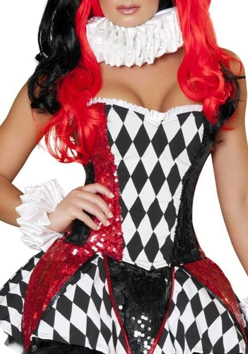 Court Jester Cutie Women's Costume | Adult Clown Costumes