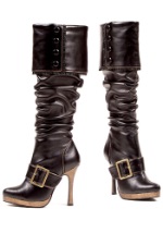 Sexy Buckle Pirate Boots