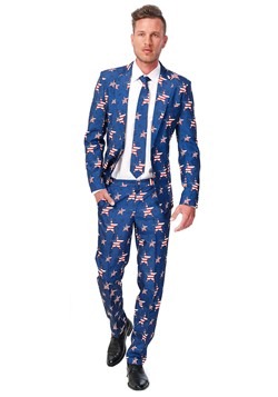 Men's Opposuits Basic Stars and Stripes Suit
