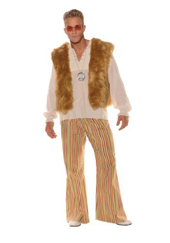 Men's Plus Size Sunny Hippie Costume