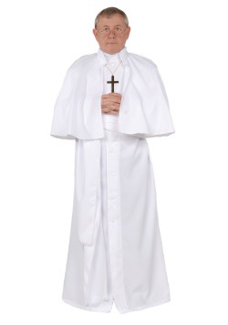 Men's Plus Size Pope Costume
