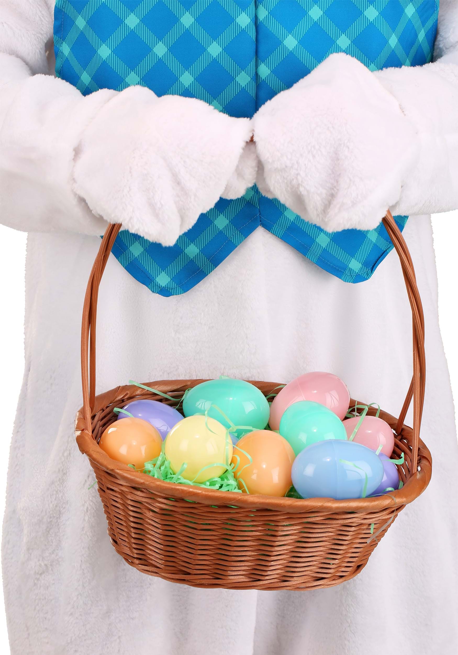 Adult Mascot Happy Easter Bunny Costume