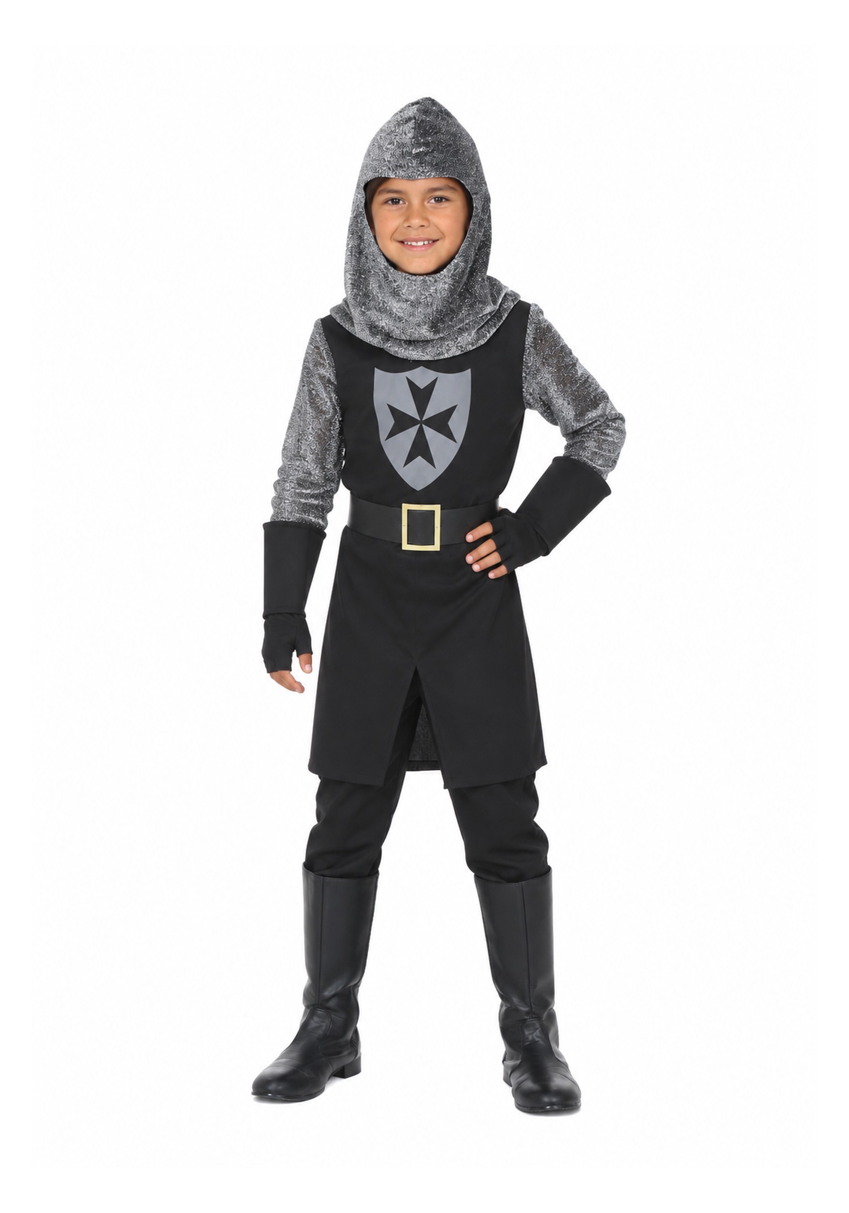 Kid's Black Knight Costume | Knight Costumes for Kids