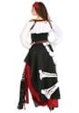 Plus Size Skeleton Flag Rogue Pirate Costume for Women alt1