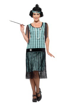 Women's 1920s Mint Coco Flapper Costume