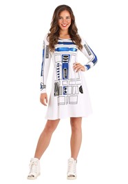 Star Wars I Am R2D2 Skater Dress Women s Costume