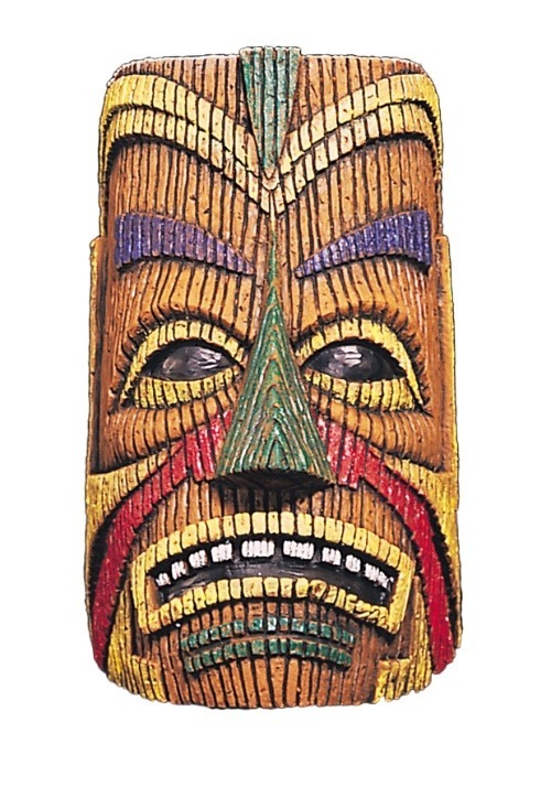 Adult Polynesian Overhead Latex Mask